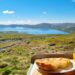Road trip Valdresflye Mountain Road - breakfast with a view
