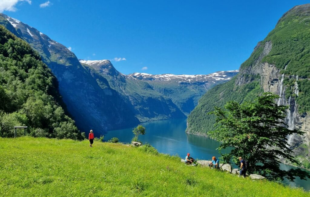Geirangerfjord Norway - Hiking Skageflå