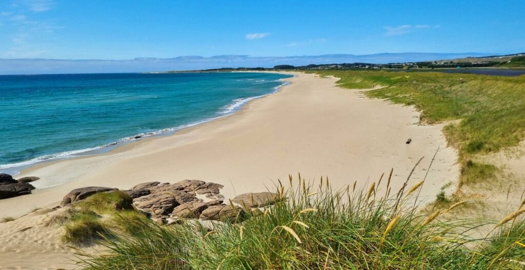Peaceful waves rolling onto Ogna beach, a hidden gem in Norway's hidden beaches