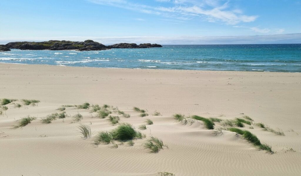 Wide sandy beach at Ogna – part of Norway's hidden beaches along the Jæren coast