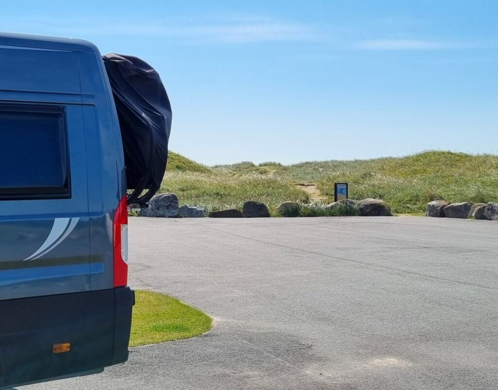 Camper Van at Ogna Camping