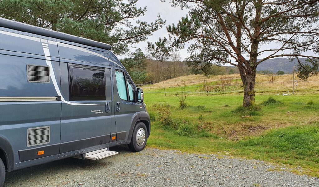Motorhome at Preikestolen Camping –